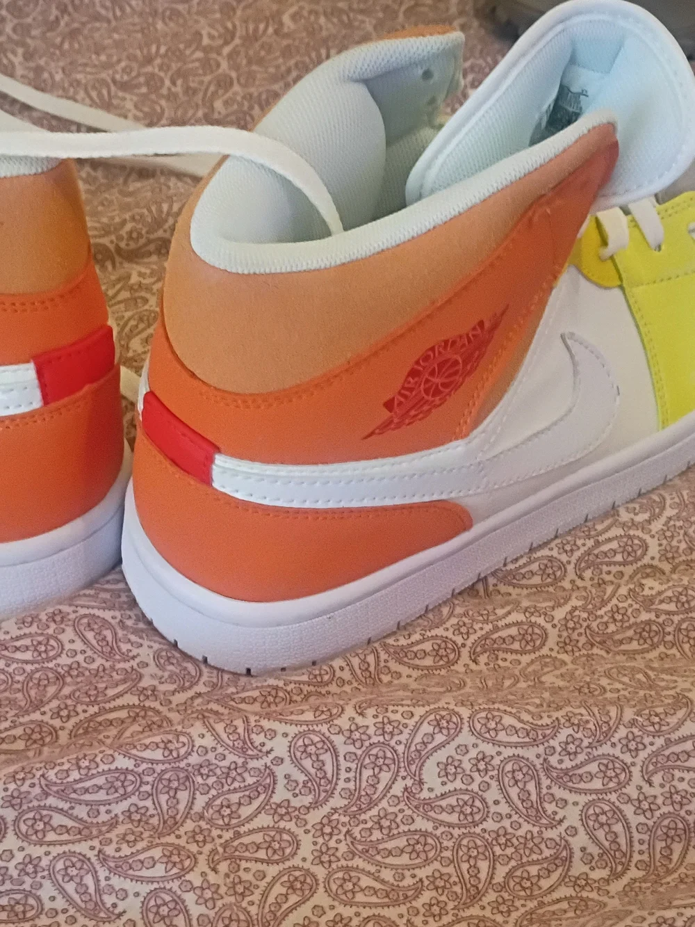 Jorda Air Force One Multicolor High-Top Sneakers.